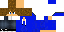 Minecraft skin texture, 64x32 legacy pixels