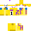 Minecraft skin texture, 64x64 pixels
