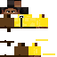 Minecraft skin texture, 64x64 pixels