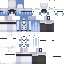 Minecraft skin texture, 64x64 pixels