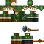 Minecraft skin texture, 64x64 pixels