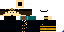 Minecraft skin texture, 64x32 legacy pixels