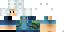 Minecraft skin texture, 64x32 legacy pixels