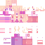 Minecraft skin texture, 64x64 pixels