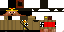 Minecraft skin texture, 64x32 legacy pixels