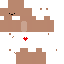 Minecraft skin texture, 64x64 pixels