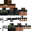 Minecraft skin texture, 64x64 pixels