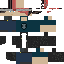 Minecraft skin texture, 64x64 pixels