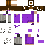 Minecraft skin texture, 64x64 pixels