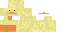 Minecraft skin texture, 64x32 legacy pixels
