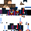 Minecraft skin texture, 64x64 pixels