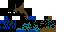 Minecraft skin texture, 64x32 legacy pixels