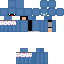 Minecraft skin texture, 64x64 pixels