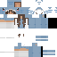 Minecraft skin texture, 64x64 pixels