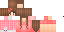 Minecraft skin texture, 64x32 legacy pixels