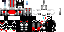 Minecraft skin texture, 64x32 legacy pixels