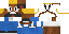 Minecraft skin texture, 64x32 legacy pixels