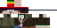 Minecraft skin texture, 64x32 legacy pixels
