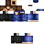 Minecraft skin texture, 64x64 pixels