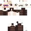 Minecraft skin texture, 64x64 pixels