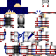 Minecraft skin texture, 64x64 pixels