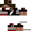 Minecraft skin texture, 64x64 pixels