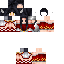 Minecraft skin texture, 64x64 pixels