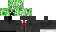 Minecraft skin texture, 64x32 legacy pixels