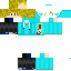 Minecraft skin texture, 64x64 pixels