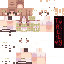 Minecraft skin texture, 64x64 pixels