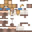 Minecraft skin texture, 64x64 pixels