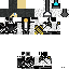 Minecraft skin texture, 64x64 pixels