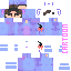 Minecraft skin texture, 64x64 pixels