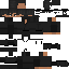 Minecraft skin texture, 64x64 pixels