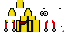 Minecraft skin texture, 64x32 legacy pixels