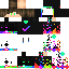 Minecraft skin texture, 64x64 pixels