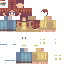 Minecraft skin texture, 64x64 pixels