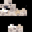 Minecraft skin texture, 64x64 pixels