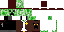Minecraft skin texture, 64x32 legacy pixels