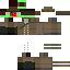 Minecraft skin texture, 64x64 pixels