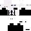 Minecraft skin texture, 64x64 pixels
