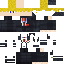 Minecraft skin texture, 64x64 pixels