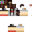 Minecraft skin texture, 64x64 pixels