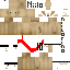 Minecraft skin texture, 64x64 pixels