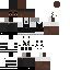 Minecraft skin texture, 64x64 pixels