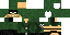 Minecraft skin texture, 64x32 legacy pixels