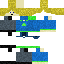 Minecraft skin texture, 64x64 pixels