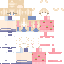 Minecraft skin texture, 64x64 pixels