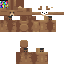 Minecraft skin texture, 64x64 pixels