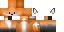 Minecraft skin texture, 64x32 legacy pixels